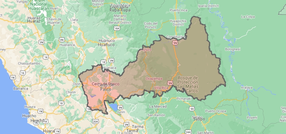 mapa amazonas